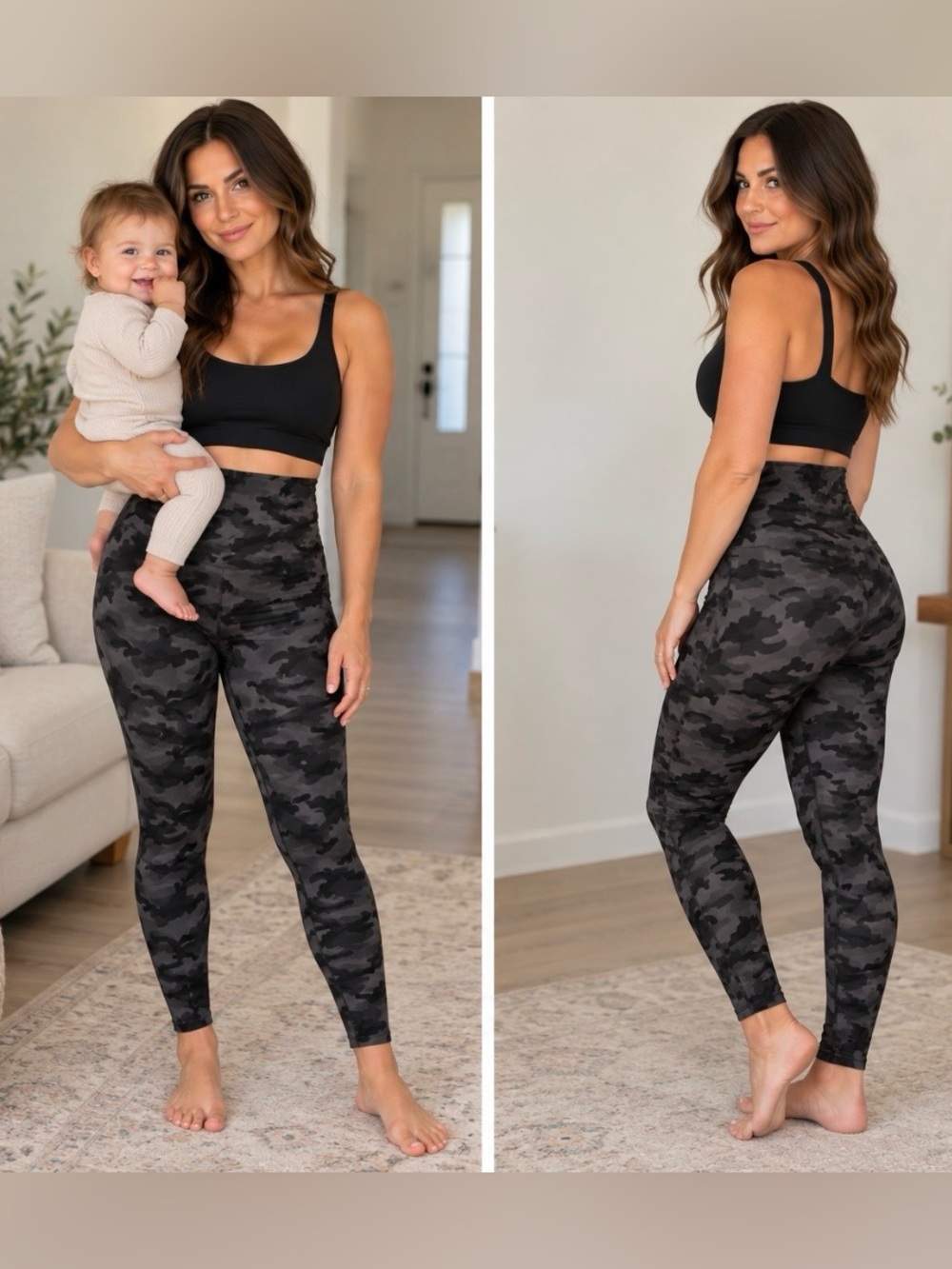 NWOT Belly Bandit Mother Tucker Postpartum Camo Compression Leggings (M)